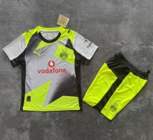25-26 Dortmund Away Kids Soccer Jersey
