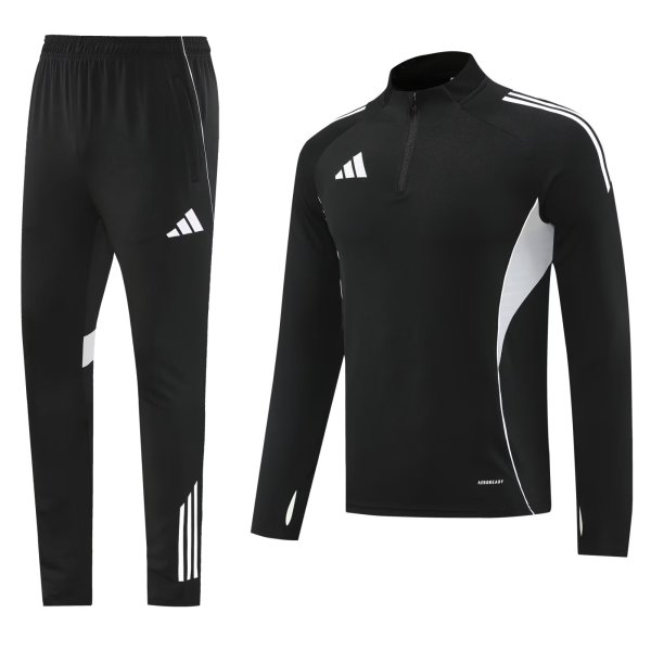 2025 AD Black Half Pull Tracksuit