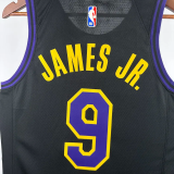 22-23 LAKERS JAMES JR. #9 Black City Edition Top Quality Hot Pressing NBA Jersey