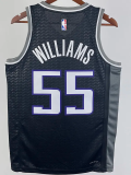 22-23 Kings WILLIAMS #55 Black Top Quality Hot Pressing NBA Jersey (Trapeze Edition)