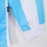 1996-1997 Argentina Home Long Sleeve Retro Soccer Jersey