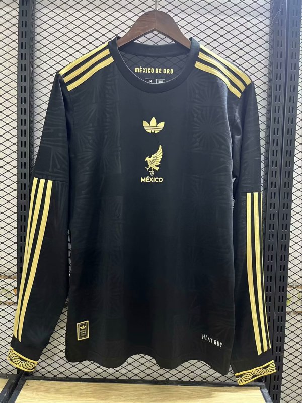 25-26 Mexico Special Edition  Long Sleeve Fans Soccer Jersey (长袖)