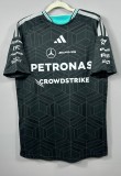 2026 F1 Benz New Pattern Short Sleeve Racing Suit