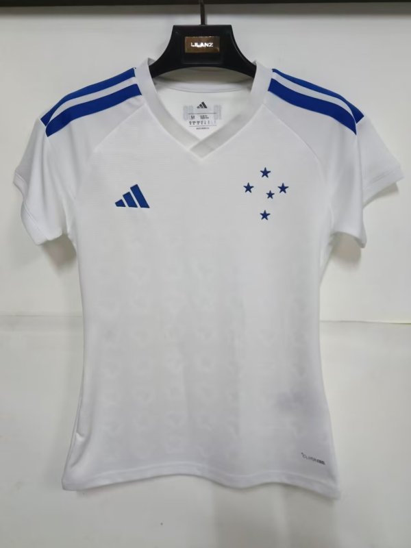26-27 Cruzeiro Away Women Fans Soccer Jersey (女)