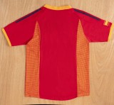 2002 Spain Home Retro Soccer Jersey