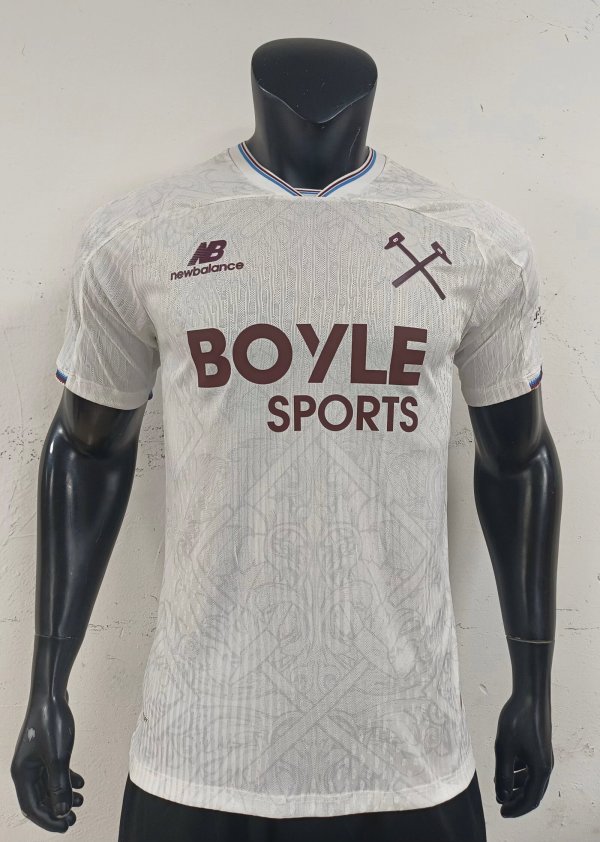26-27 West Ham Away Player Version Soccer Jersey
