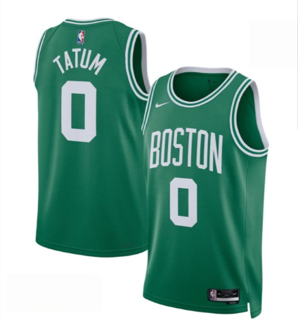 26-27 Jayson Tatum #0 Celtics Green Swingman Jersey