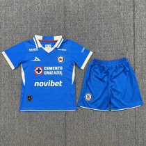 26-27 Cruz Azul Home Kids Soccer Jersey