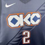 26-27 OKC Top Quality Hot Pressing NBA Jersey