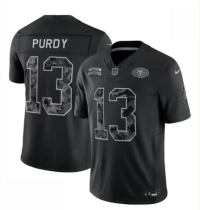 2023 San Francisco 49ers Brock Purdy Salute To Service Black Jersey
