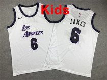 2026  L.A. Lakers Top Quality Hot Pressing Kids NBA Jersey