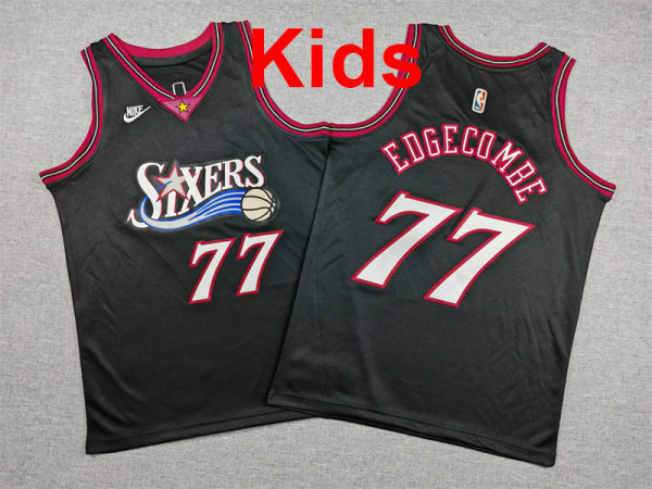 2026  76ERS Top Quality Hot Pressing Kids NBA Jersey
