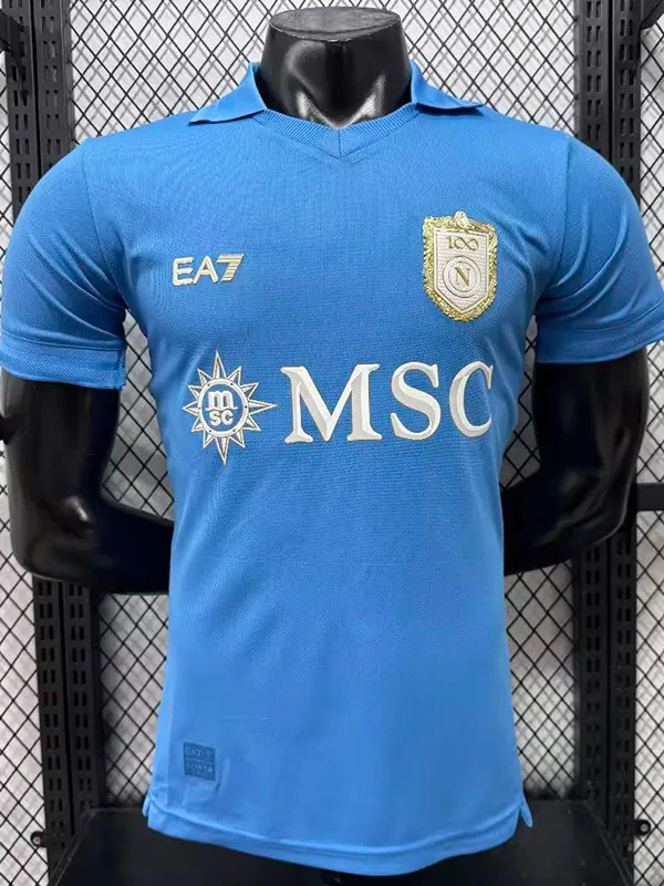 26-27 Napoli Home Player Version Soccer Jersey