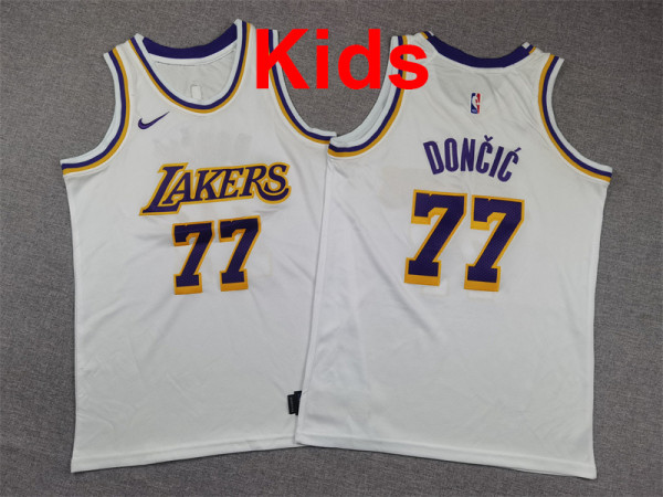 2026  L.A. Lakers Top Quality Hot Pressing Kids NBA Jersey