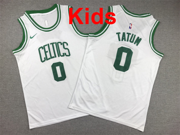 2026  Celtics Top Quality Hot Pressing Kids NBA Jersey