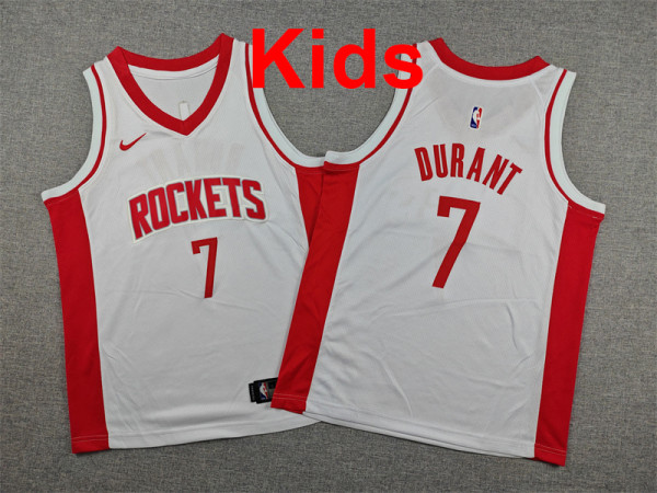 2026  Rockets Top Quality Hot Pressing Kids NBA Jersey