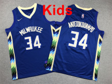 2026  Bucks Top Quality Hot Pressing Kids NBA Jersey