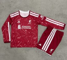 26-27 LIV Home Long Sleeve Kids Soccer Jersey (长袖)
