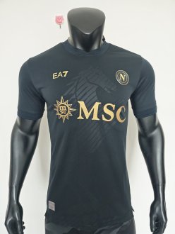 26-27 Napoli Fourth Black Player Version Soccer Jersey