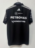 2026 F1 Benz New Pattern Short Sleeve Racing Suit