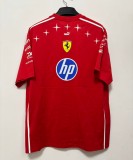 2026 F1 Ferrari New Pattern Short Sleeve Racing Suit