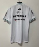 2026 F1 Benz New Pattern Short Sleeve Racing Suit