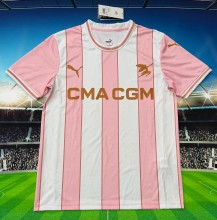 26-27 Marseille Pink Special Edition Fans Soccer Jersey