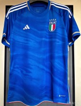 23-24 Italy 1:1 Quality Home Blue Fans SoccerJersey