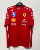 2026 F1 Ferrari New Pattern Short Sleeve Racing Suit