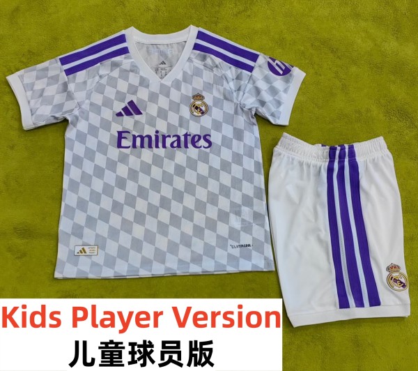 27-28 RMA Home Kids Player Version Soccer Jersey (球员童装)