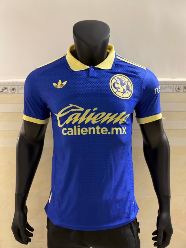 26-27 Club America Blue 110th Anniversary Edition Player Version Soccer Jersey