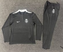 26-27 Sporting Lisbon High Quality Half Pull Tracksuit