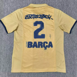 25-26 BAR Yellow Joint Edition Cactus Jack #2 BARCA Fans Soccer Jersey