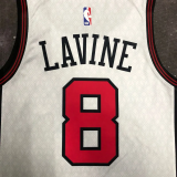 22-23 Bulls LAVINE #8 White City Edition Top Quality Hot Pressing NBA Jersey