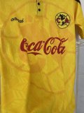 1998-1999 Club America Yellow Retro Soccer Jersey