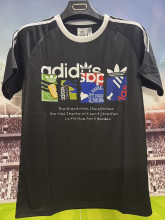 2025 AD Black Casual T-Shirt (三叶AD)