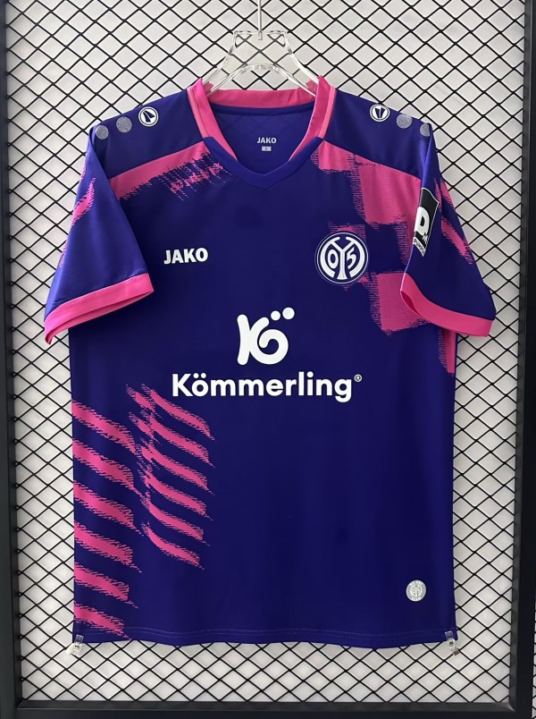 25-26 Mainz Away Fans Soccer Jersey