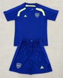 25-26 Boca Juniors Training Shirts Kids Soccer Jersey