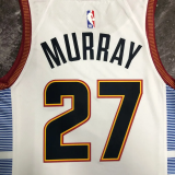 22-23 Nuggets MURRAY #27 White City Edition Top Quality Hot Pressing NBA Jersey