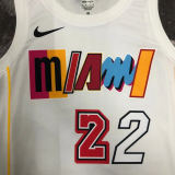 22-23 HEAT BUTLER #22 White City Edition Top Quality Hot Pressing NBA Jersey