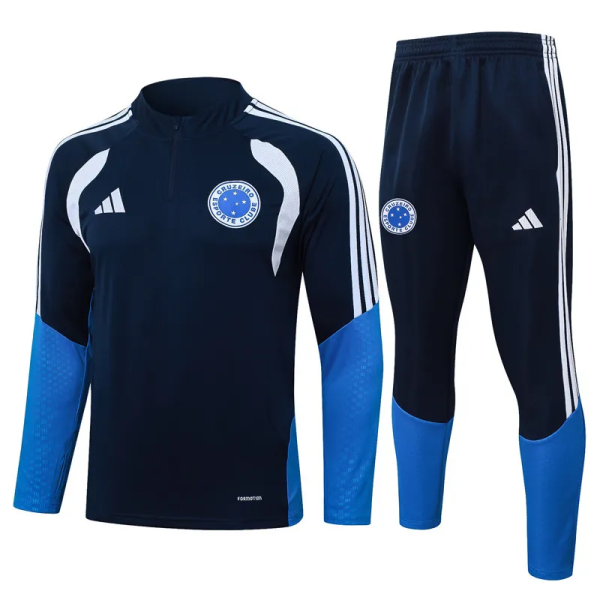26-27 Cruzeiro High Quality Half Pull Tracksuit