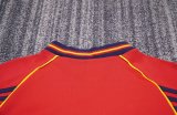1998 Spain Home Retro Kids Soccer Jersey