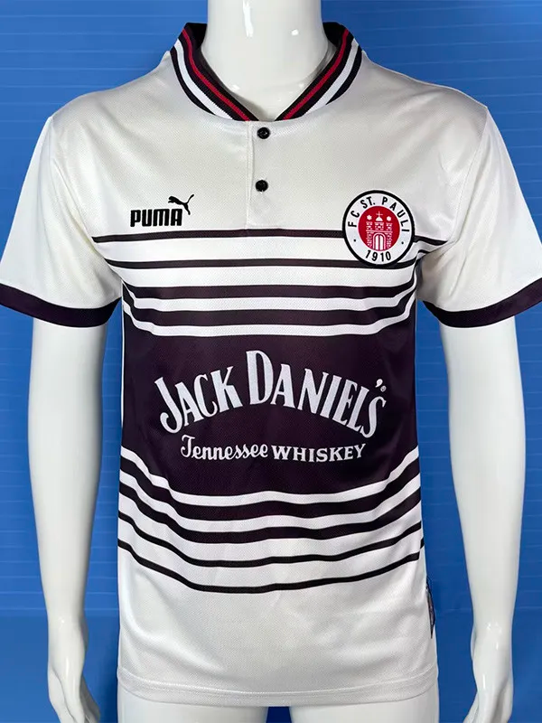 1997-1998 St. Pauli Home Retro Soccer Jersey