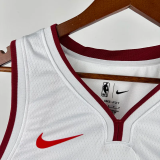 22-23 HEAT JAQUEZ JR. #11 White Top Quality Hot Pressing NBA Jersey