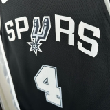 22-23 SA Spurs FOX #4 Black Top Quality Hot Pressing NBA Jersey