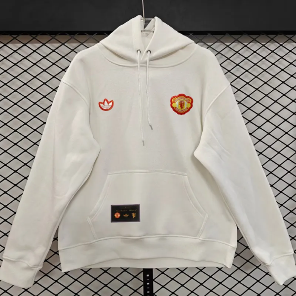 25-26 Man Utd White Hoody 白色(加绒)