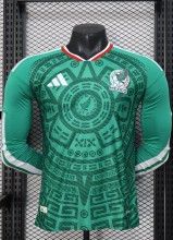 2026 Mexico Home Long sleeves Player Version Soccer Jersey