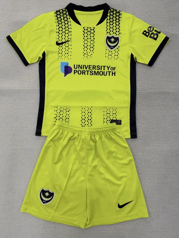 25-26 Portsmouth Third Kids Soccer Jersey