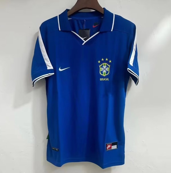 1997 Brazil Away Retro Soccer Jersey