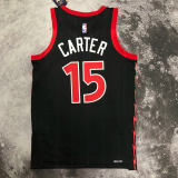 22-23 RAPTORS CARTER #15 Black red Top Quality Hot Pressing NBA Jersey (Trapeze Edition)
